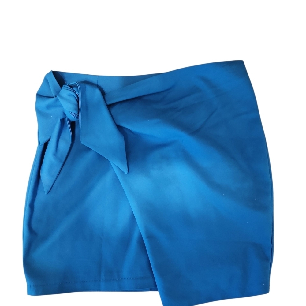 superdown Blue Wrap Skirt